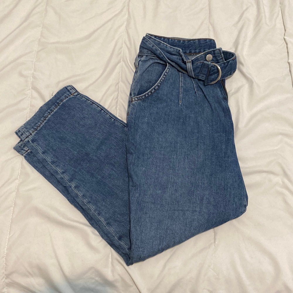 &denim mom jeans
